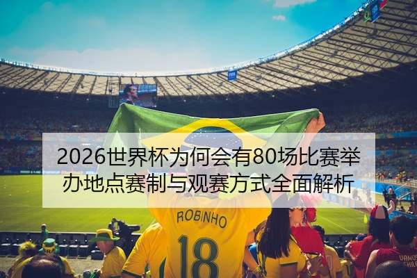 2026世界杯为何会有80场比赛举办地点赛制与观赛方式全面解析
